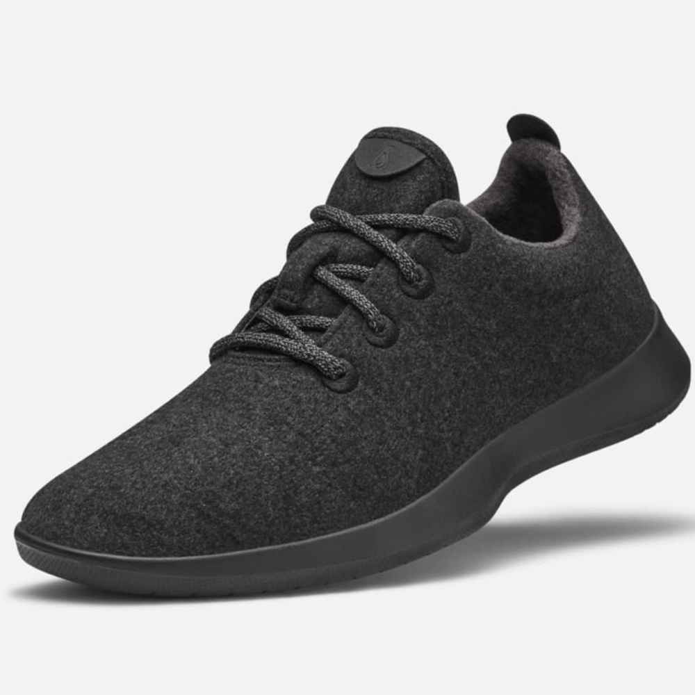 New Allbirds Black Wool Runners Sneakers